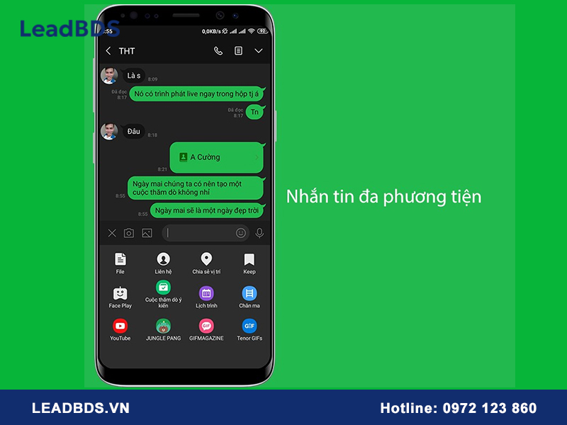 Phần mềm Line nhắn tin gọi điện miễn phí